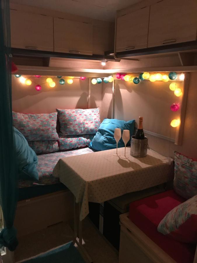 Gardencaravan Near Ghent In Green Area Exterior photo
